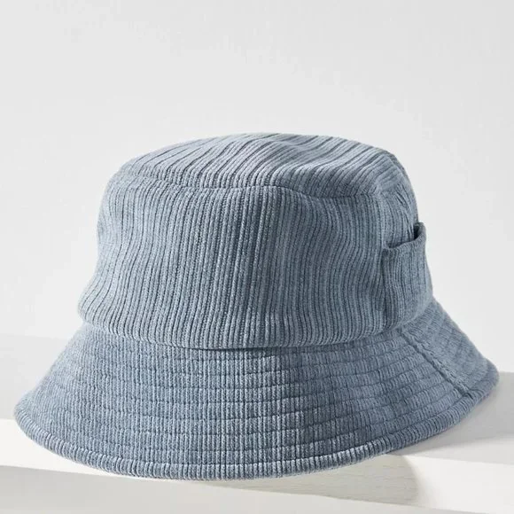 NWT Anthropologie + San Diego Hat Co. Cozy and Chic Bucket Hat Blue (ONE SIZE) - Picture 5 of 16